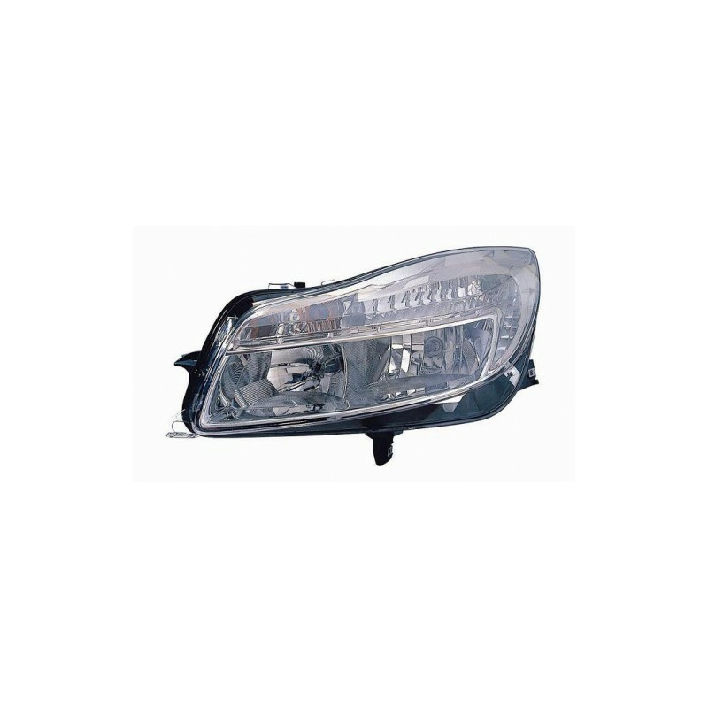 PROIETTORE SINISTRO H7,H1 CON PARABOLA CROMATA CON MOTORE OPEL INSIGNIA G09 20082013