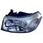 PROIETTORE DESTRO H4 CON PARABOLA CROMATA CON PREDISPOSIZIONE REGOLAZIONE ELETTRICA FORD TRANSIT FAFBFZFC 20002006