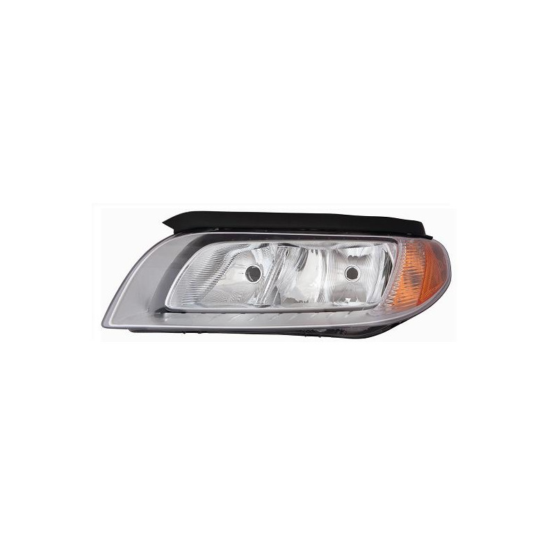 PROIETTORE SINISTRO LED CON PARABOLA CROMATA CON MOTORE CON LUCE DIURNA LED VOLVO S80 124 2013, VOLVO V70 135 2013, VOLVO XC70 