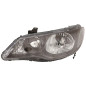 PROIETTORE SINISTRO 4 PORTE HB3,HB4 CON PARABOLA CON CORNICE NERA HONDA CIVIC SEDAN FDFA 20062011 VERS 2009