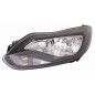 PROIETTORE SINISTRO H7,H1 CON PARABOLA NERA CON MOTORE FORD FOCUS DH 20112014