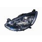 PROIETTORE DESTRO H4 CON PARABOLA NERA CON PREDISPOSIZIONE REGOLAZIONE ELETTRICA MAZDA 2 DEDH 20072014, MAZDA PU 24WD BT-50 CDU