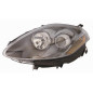 PROIETTORE SINISTRO 2H1 CON PARABOLA NERA CON MOTORE FIAT BRAVO 198 20072014, FIAT CROMA SW 194 20052009