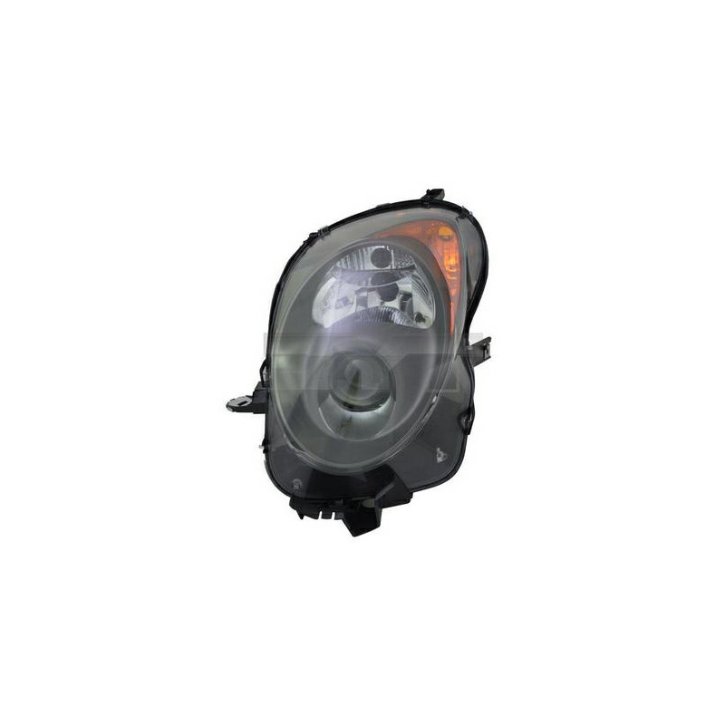 PROIETTORE DESTRO BLU SCURO H7H7 REGOLAZIONE ELETTRICA CON PARABOLA BLU CON MOTORE ALFA ROMEO MITO 955 20082018