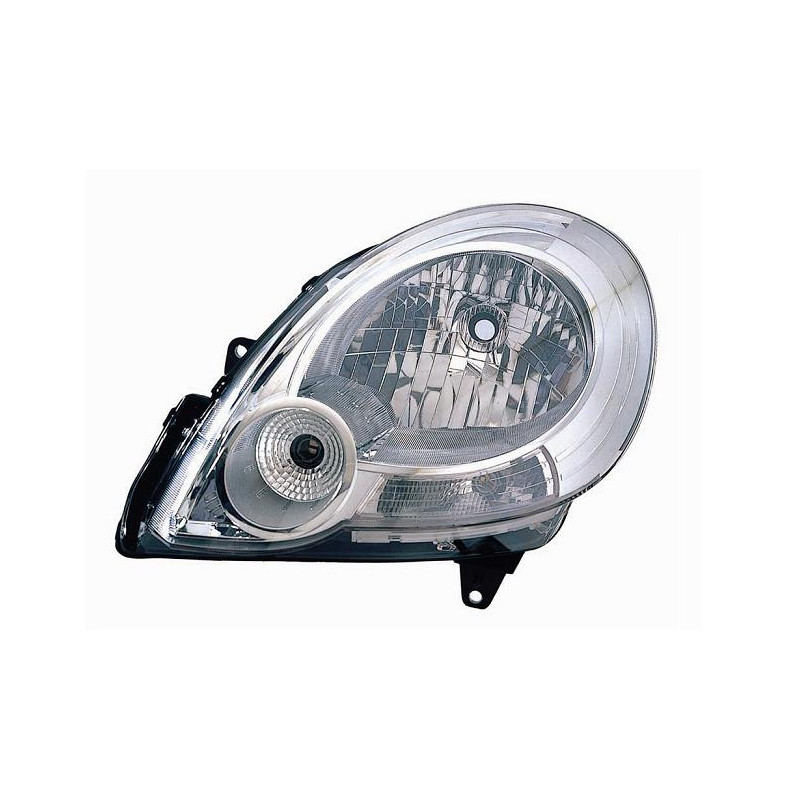 PROIETTORE SINISTRO H4 CON PARABOLA CON PREDISPOSIZIONE REGOLAZIONE ELETTRICA RENAULT KANGOO KW0KW1 20082013