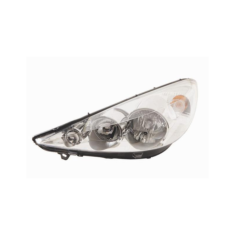 PROIETTORE SINISTRO 7 PORTE H1,H7 CON MOTORE PEUGEOT 206+ PLUS 2L2M 20092013
