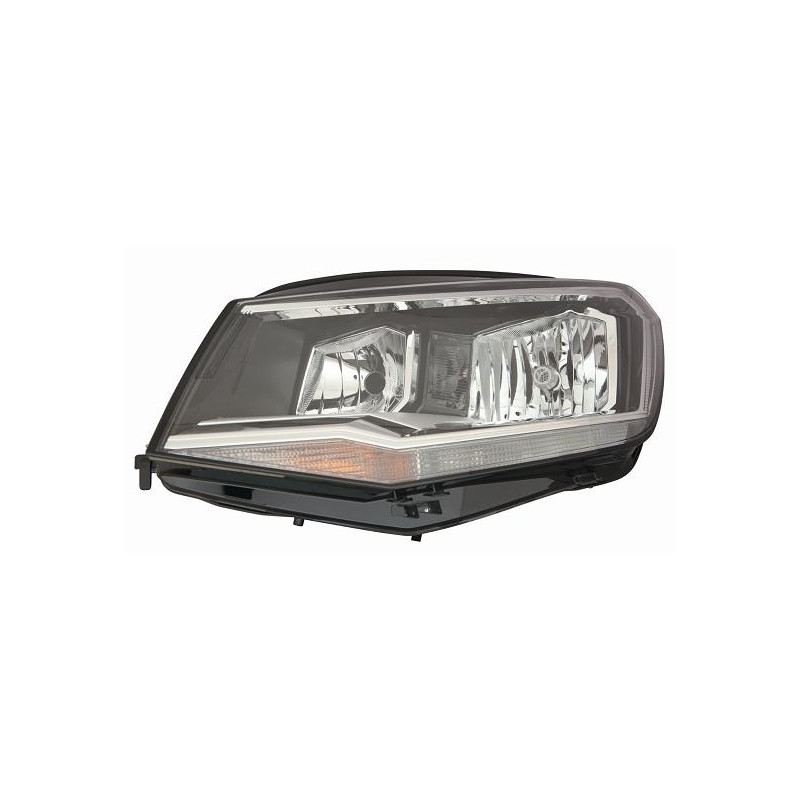 PROIETTORE SINISTRO H7,W5W,H21W CON PARABOLA NERA CON MOTORE VOLKSWAGEN CADDY SABSAJ 20152020