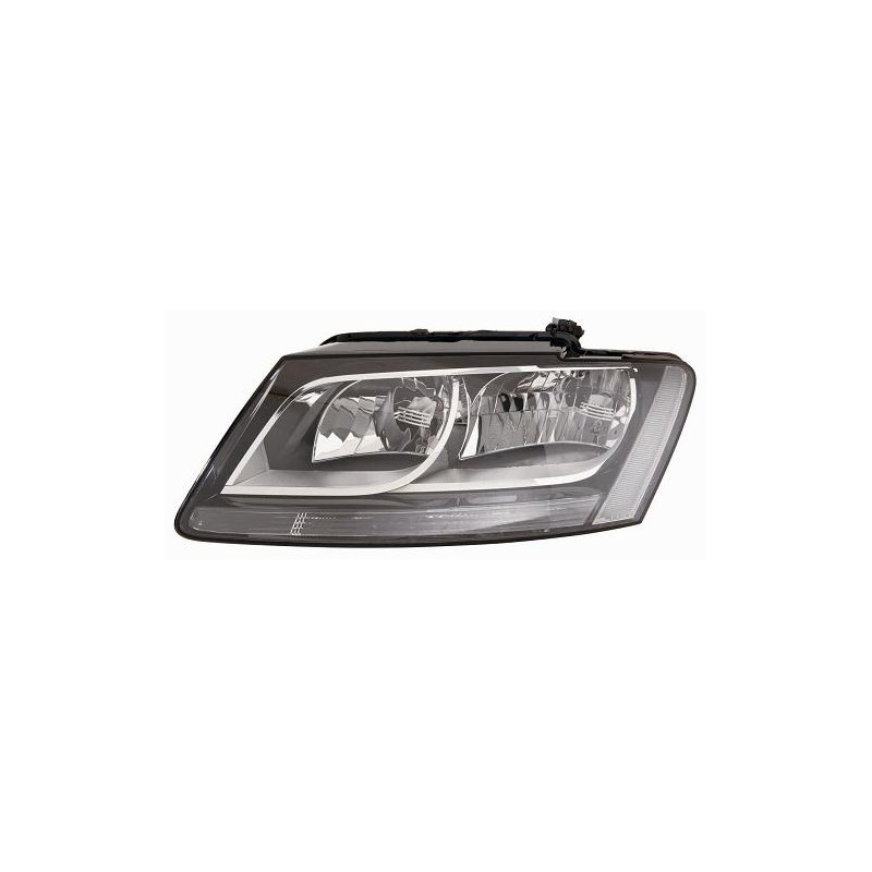 PROIETTORE DESTRO 2H7 CON PARABOLA NERA CON MOTORE AUDI Q5 8RB 20082012