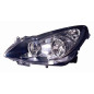 PROIETTORE DESTRO 3 PORTE H7,H1 CON PARABOLA NERA OPEL CORSA D S07 20062015 VERS SPORT 2011