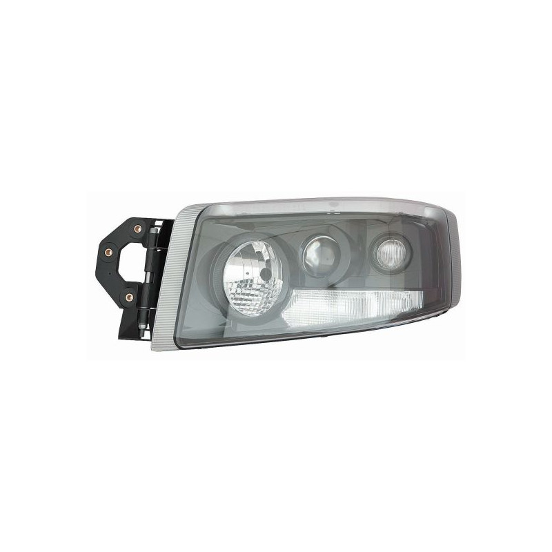 PROIETTORE DESTRO H7,H15,H3,PY21 REGOLAZIONE MANUALE CON PARABOLA NERA CON FENDINEBBIA RENAULT TRUCK D WIDE 2013