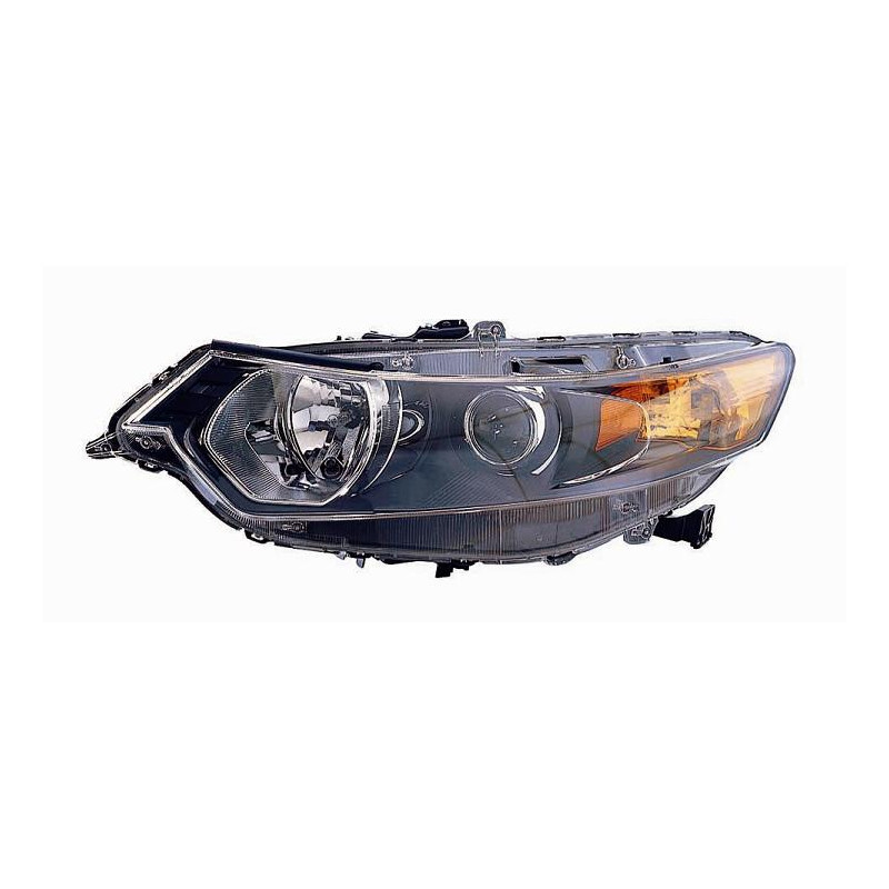 PROIETTORE DESTRO H1 CON PARABOLA NERA CON PREDISPOSIZIONE REGOLAZIONE ELETTRICA HONDA ACCORD CWCLCN 20082015 VERS 2011