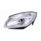 PROIETTORE DESTRO H4 CON PREDISPOSIZIONE REGOLAZIONE ELETTRICA SKODA FABIA 542545 20072010, SKODA ROOMSTER-PRAKTIK 5J7 20062010