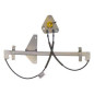ALZACRISTALLO MECCANISMO POSTERIORE DESTRO 5 PORTE COMFORT RENAULT MEGANE CABRIO EM0EM1 20102014, RENAULT MEGANE COUPE DZ0DZ1 2