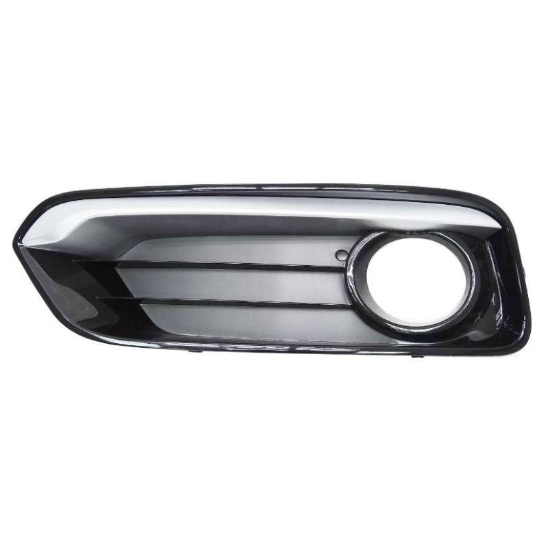 GRIGLIA PARAURTI ANTERIORE SINISTRA 35 PORTE NERA LUCIDA CHIUSA CON FENDINEBBIA CON MODANATURA SILVER BMW SERIES 1 35D F21F20 2