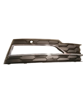 GRIGLIA PARAURTI ANTERIORE DESTRA NERA CON FENDINEBBIA CON MODANATURA CROMATA CON SENSORI SKODA OCTAVIA 7 NX3NN3PV3NX5PV5 2020 