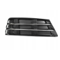 GRIGLIA PARAURTI ANTERIORE DESTRA NERA CON MODANATURA CROMATA CON FORI SENSORI AUDI A4 8W28WC8W58WD 20152018