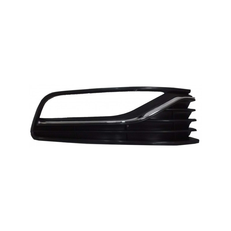 GRIGLIA PARAURTI ANTERIORE DESTRA MODELLO HIGHLINE CON FENDINEBBIA CON MODANATURA CROMATA VOLKSWAGEN POLO 6C1 20142017