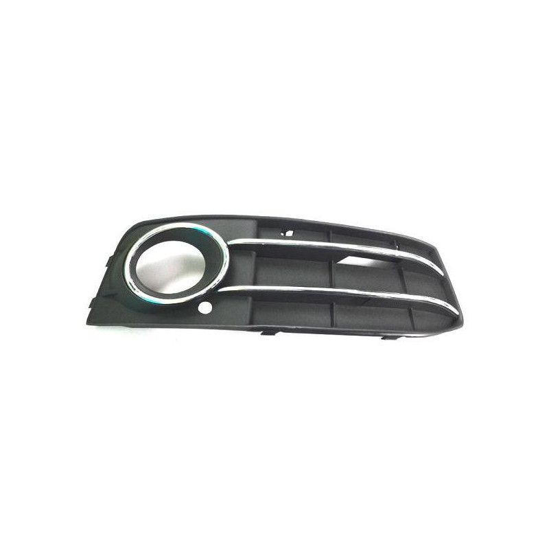GRIGLIA PARAURTI ANTERIORE DESTRA CON FENDINEBBIA CON CORNICE CROMATA CON PROFILI CROMATI AUDI A4 8KH8K28K5 20072011