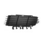 GRIGLIA PARAURTI ANTERIORE SINISTRA OPEL VECTRA C Z02 20022005