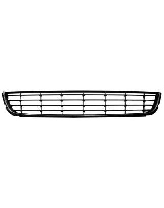 GRIGLIA PARAURTI ANTERIORE CENTRALE CON CORNICE CROMATA VOLKSWAGEN GOLF VI 5K1 20082013