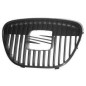 GRIGLIA ANTERIORE CENTRALE NERA TÜV SEAT CORDOBA 6L2 20022008, SEAT IBIZA 6L1 20022008