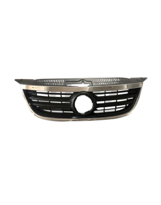 GRIGLIA PARAURTI ANTERIORE NERA CON CORNICE CROMATA VOLKSWAGEN TIGUAN 5N 20072011