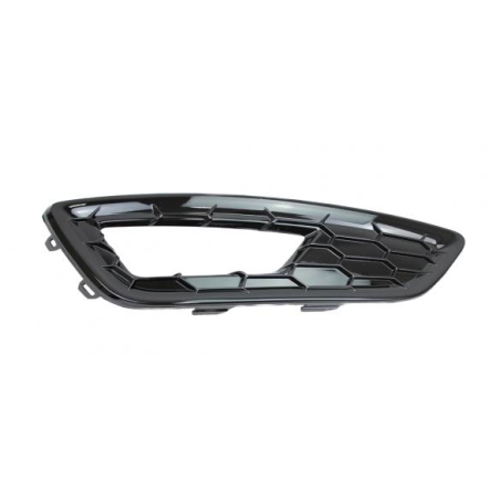 GRIGLIA PARAURTI ANTERIORE DESTRA NERA LUCIDA CON FENDINEBBIA FORD FOCUS DH 20142018, FORD FOCUS HNHM 20182022 VERSSPORT