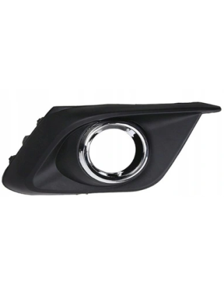 GRIGLIA PARAURTI ANTERIORE DESTRA NERA CON FENDINEBBIA CON CORNICE CROMATA MAZDA 3 SDN-HB BMBN 20132016, MAZDA 3 SDN-HB BP 2016