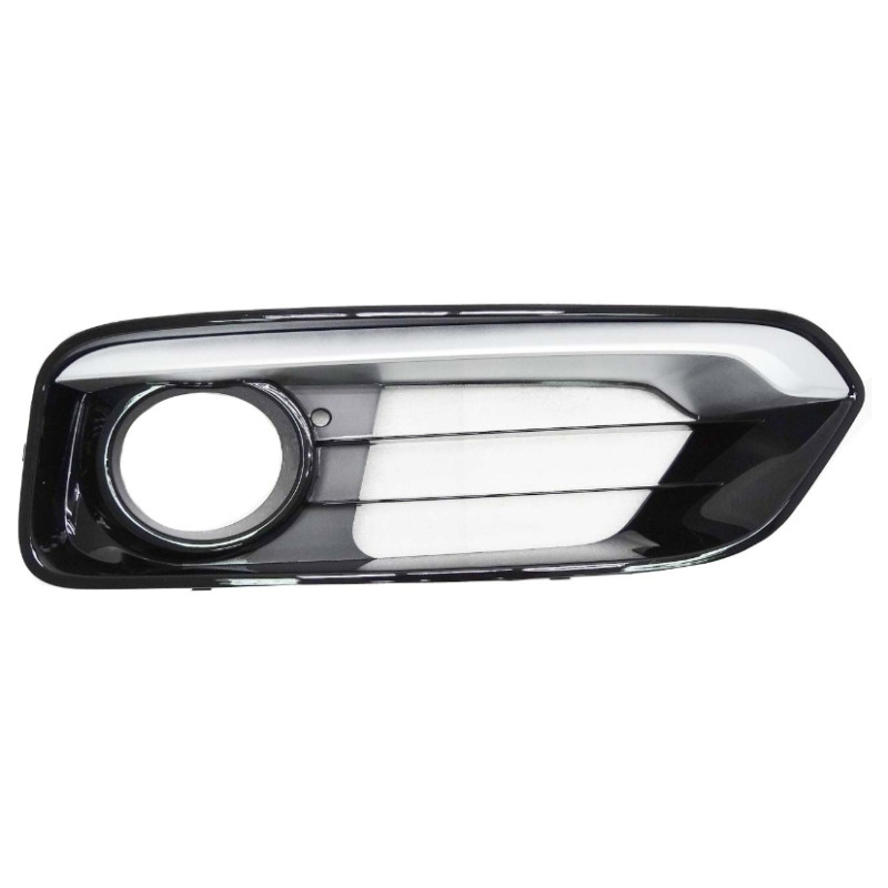 GRIGLIA PARAURTI ANTERIORE DESTRA 35 PORTE NERA LUCIDA SEMIAPERTA CON FENDINEBBIA CON MODANATURA SILVER BMW SERIES 1 35D F21F20