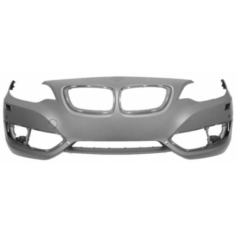 PARAURTI ANTERIORE CON PRIMER CON FORI SENSORI CON LAVAFARI CON FORO TELECAMERA BMW SERIES 2 COUPECABRIO F22F23 20142019