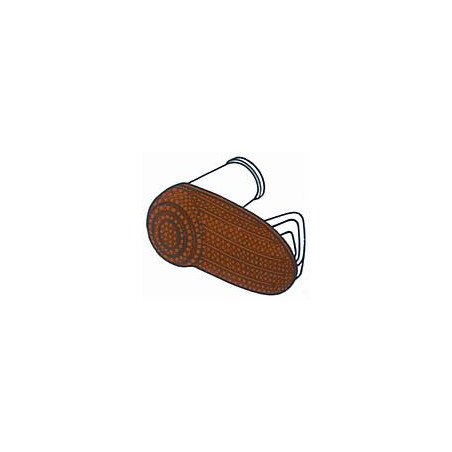 FANALE LATERALE DESTROSINISTRO SENZA PORTALAMPADA ARANCIO ALFA ROMEO 147 937 20002010 VERS 2004