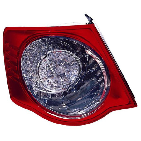 FANALE POSTERIORE DESTRO LED CON PORTALAMPADA LED ESTERNO VOLKSWAGEN JETTA 1K2 20052010