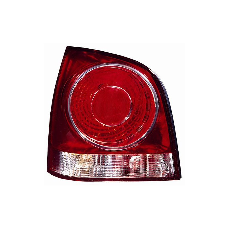 FANALE POSTERIORE SINISTRO SENZA PORTALAMPADA FONDO ROSSO VOLKSWAGEN CROSS POLO 9N3 20052009, VOLKSWAGEN POLO 9N3 20052009