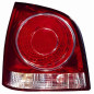 FANALE POSTERIORE SINISTRO SENZA PORTALAMPADA FONDO ROSSO VOLKSWAGEN CROSS POLO 9N3 20052009, VOLKSWAGEN POLO 9N3 20052009