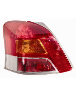 FANALE POSTERIORE SINISTRO SENZA PORTALAMPADA ARANCIOBIANCOROSSO LED TOYOTA YARIS II P9 20052011 VERS 2009