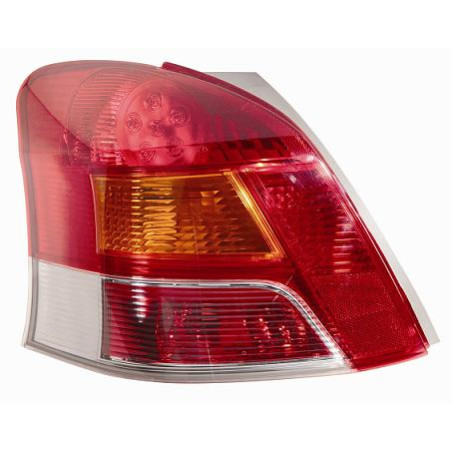 FANALE POSTERIORE SINISTRO SENZA PORTALAMPADA ARANCIOBIANCOROSSO LED TOYOTA YARIS II P9 20052011 VERS 2009