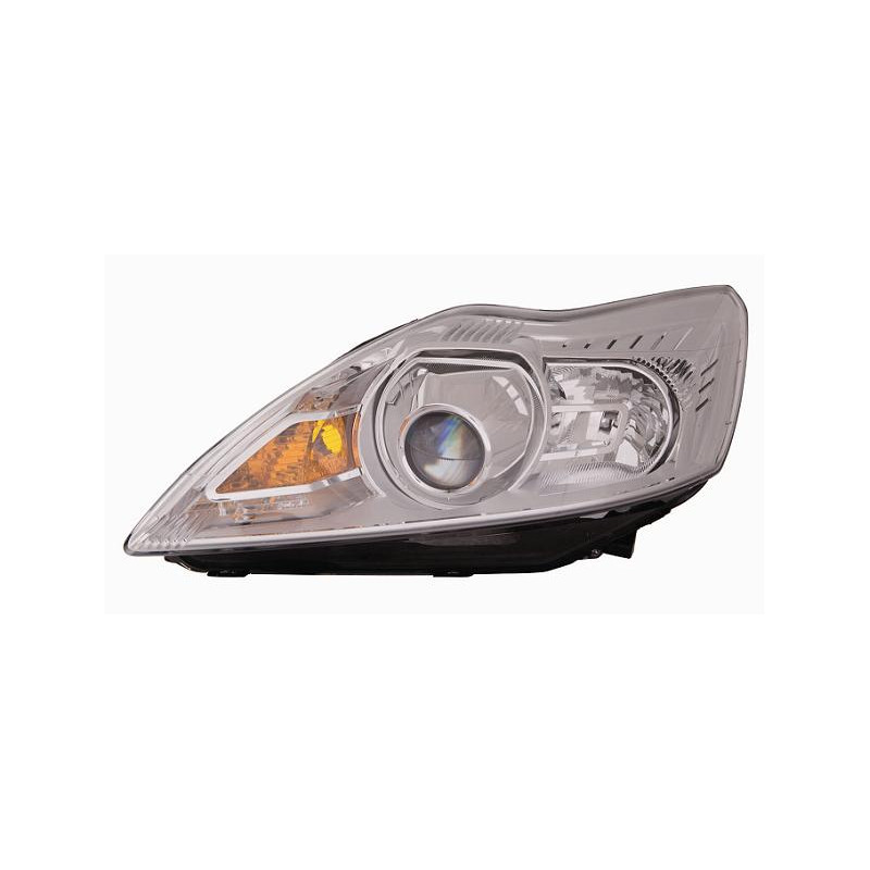 PROIETTORE DESTRO XENON CON PARABOLA CROMATA CON MOTORE FORD FOCUS DBFCHDH 20082011