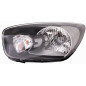 PROIETTORE DESTRO H4 CON PARABOLA NERA CON PREDISPOSIZIONE REGOLAZIONE ELETTRICA KIA PICANTO TA 20112015, KIA PICANTO TA 201520