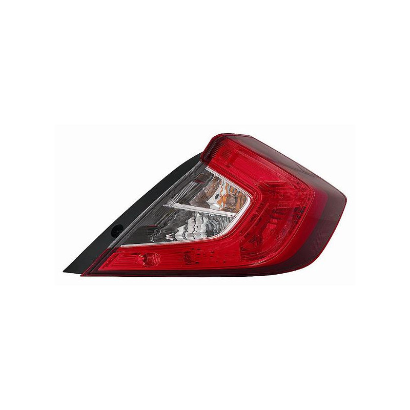 FANALE POSTERIORE SINISTRO CON PORTALAMPADA 4 PORTE W21W,WY21W,W16W LED ESTERNO HONDA CIVIC HB FCFK 2016202  HONDA CIVIC SEDAN 