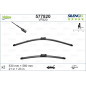 SPAZZOLA TERGI SILENCIO FLAT BLADE ANTERIORE SINISTRA COPPIA 530mm + 580mm CODICE BREVE: VF820