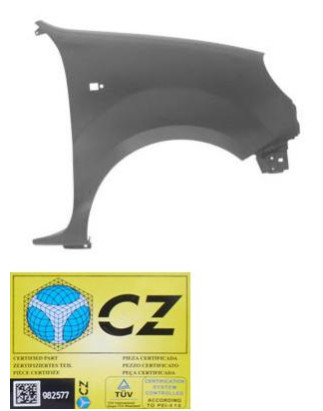 PARAFANGO ANTERIORE DESTRO NISSAN KUBISTAR X76 20032009      , RENAULT KANGOO KC0KC1 20032008