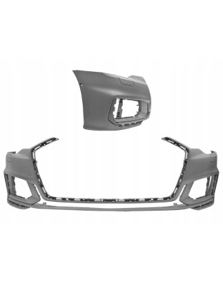 PARAURTI ANTERIORE CON PRIMER CON LAVAFARI CON FORI PARK ASSIST AUDI A6 4A24A5 2018           VERS S-LINE