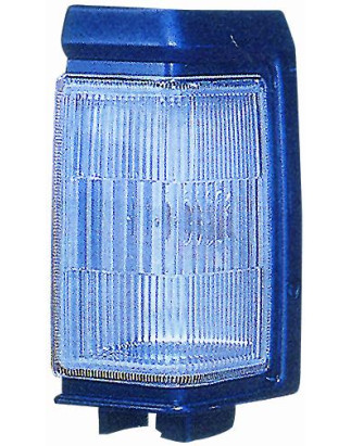 FANALE ANTERIORE DESTRO CON PORTALAMPADA BIANCO CORNICE NERA NISSAN PU 2WD-4WD D21 19921997 , NISSAN TERRANO  KING KAB 19861992