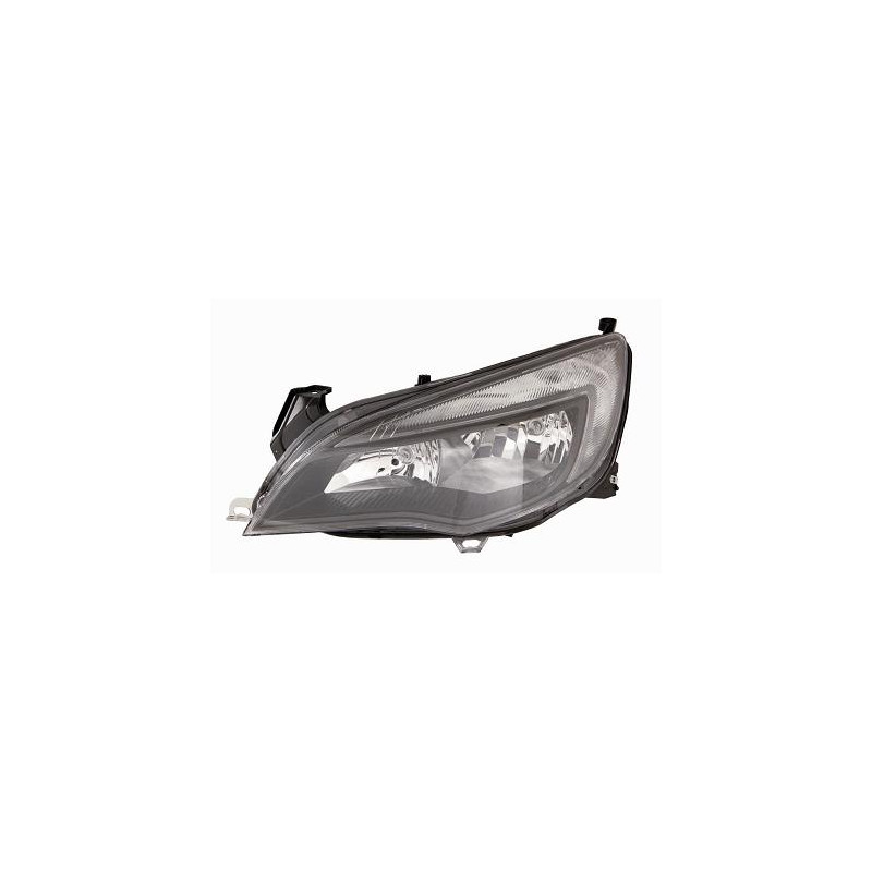 PROIETTORE DESTRO LED H7,H7 CON PARABOLA NERA CON MOTORE CON LUCE DIURNA LED OPEL ASTRA J 5DSW P10 20132016