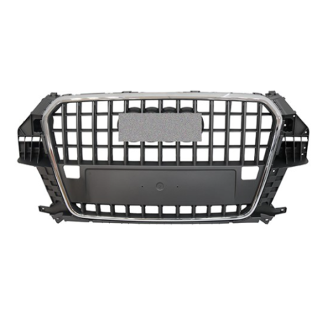 GRIGLIA PARAURTI ANTERIORE CENTRALE GRIGIA CON CORNICE CROMATA CON SENSORI AUDI Q3 8UB8UG 20112014      , AUDI Q3 8UB8UG 201420