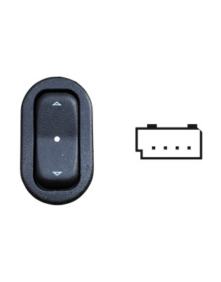 INTERRUTTORE ALZACRISTALLI PORTA ANTERIORE DESTRA 4 PIN 1 INTERRUTTORE OPEL ASTRA G T98F35 19982004      , OPEL COMBO TF0TF1 20
