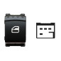 INTERRUTTORE ALZACRISTALLI PORTA ANTERIORE DESTRA PORTA POSTERIORE DESTRASINISTRA 4 PIN NEROBIANCO FORD GALAXY WGR 19952006    