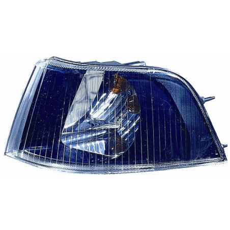 FANALE ANTERIORE SINISTRO SENZA PORTALAMPADA CRYSTAL CORNICE NERA VOLVO S40V40 644645 20002004