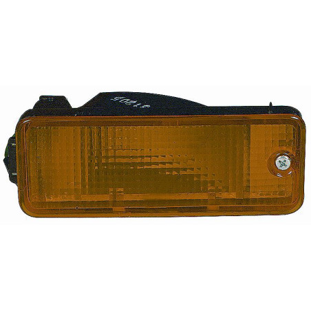 FANALE ANTERIORE DESTRO ARANCIO CON PORTALAMPADA MODELLO PARAURTI PIAGGIO PORTER 19972009