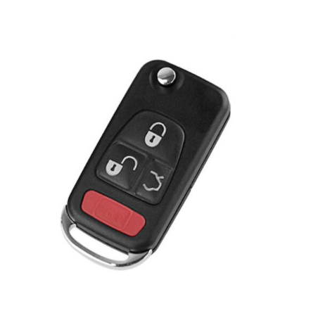 GUSCIO CHIAVE 3+1 TASTI: TASTO APERTURA TASTO CHIUSURA TASTO PORTELLONE TASTO PANIC LAMA YM30 MERCEDES-BENZ ML W163 19982005, M